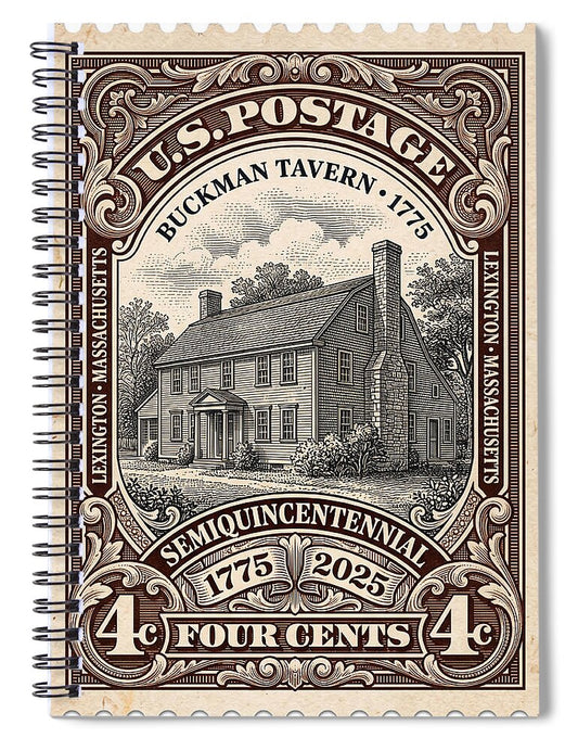 Buckman Tavern 4c 1 - Spiral Notebook