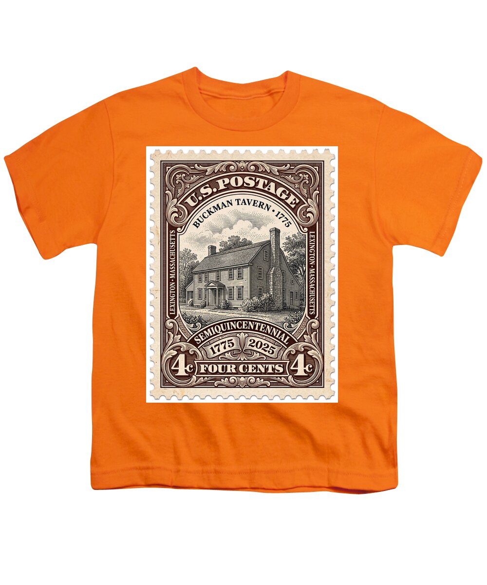 Buckman Tavern 4c 1 - Youth T-Shirt