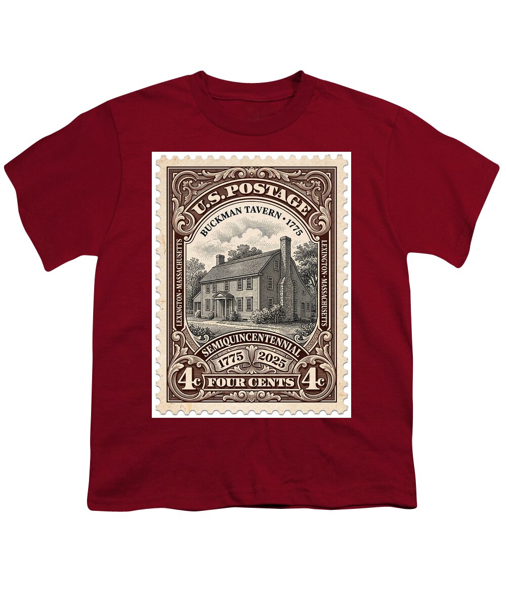 Buckman Tavern 4c 1 - Youth T-Shirt