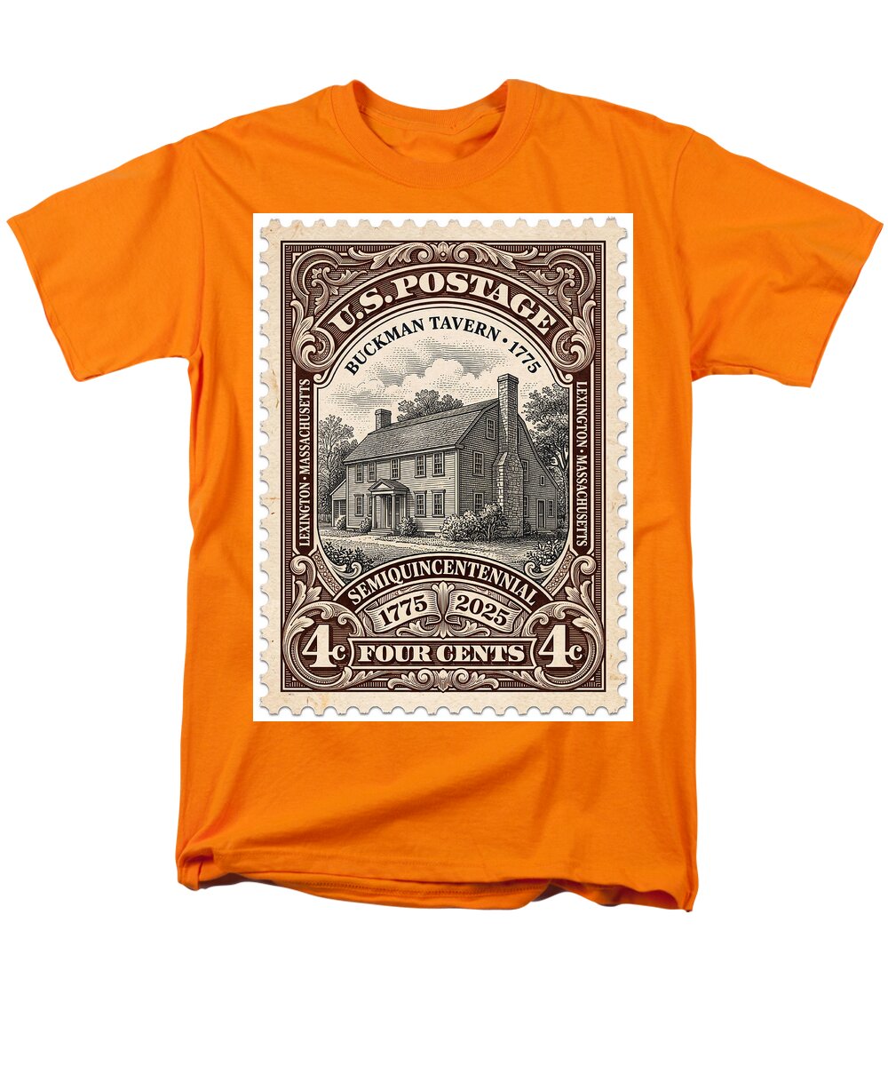 Buckman Tavern 4c 1 - Men's T-Shirt  (Regular Fit)