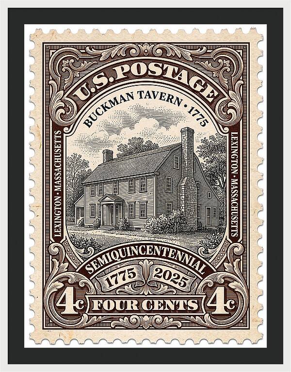 Buckman Tavern 4c 1 - Framed Print