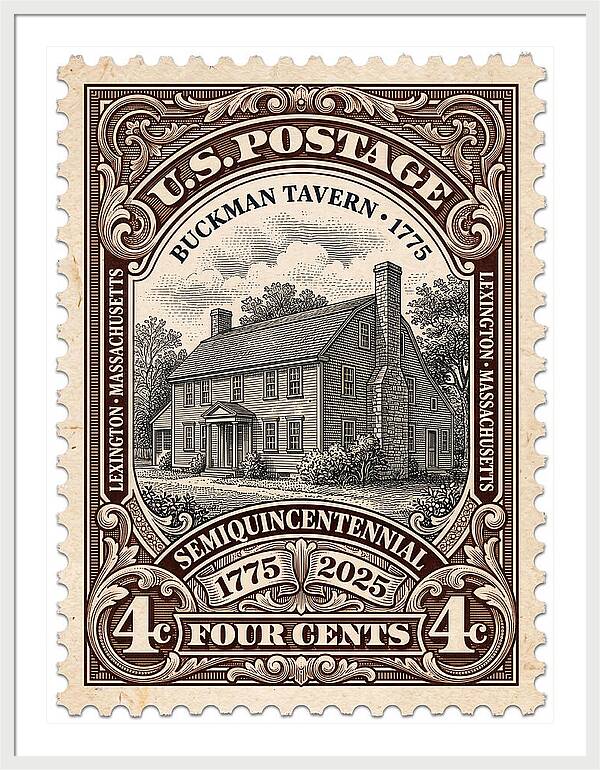 Buckman Tavern 4c 1 - Framed Print