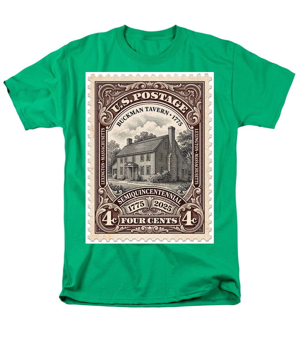 Buckman Tavern 4c 1 - Men's T-Shirt  (Regular Fit)
