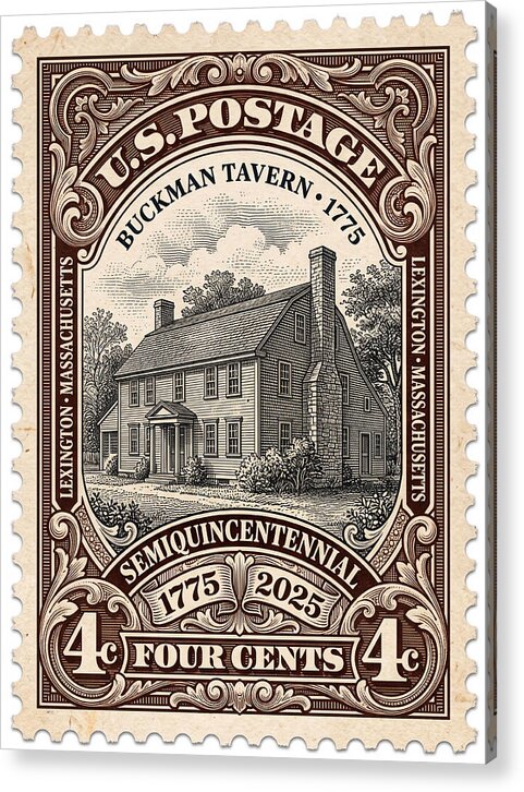 Buckman Tavern 4c 1 - Acrylic Print