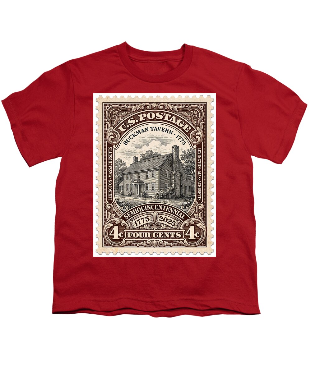Buckman Tavern 4c 1 - Youth T-Shirt