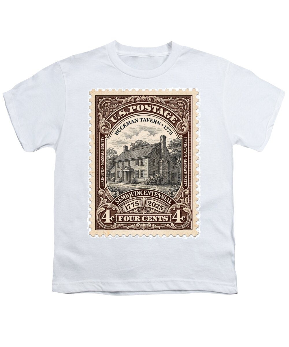 Buckman Tavern 4c 1 - Youth T-Shirt