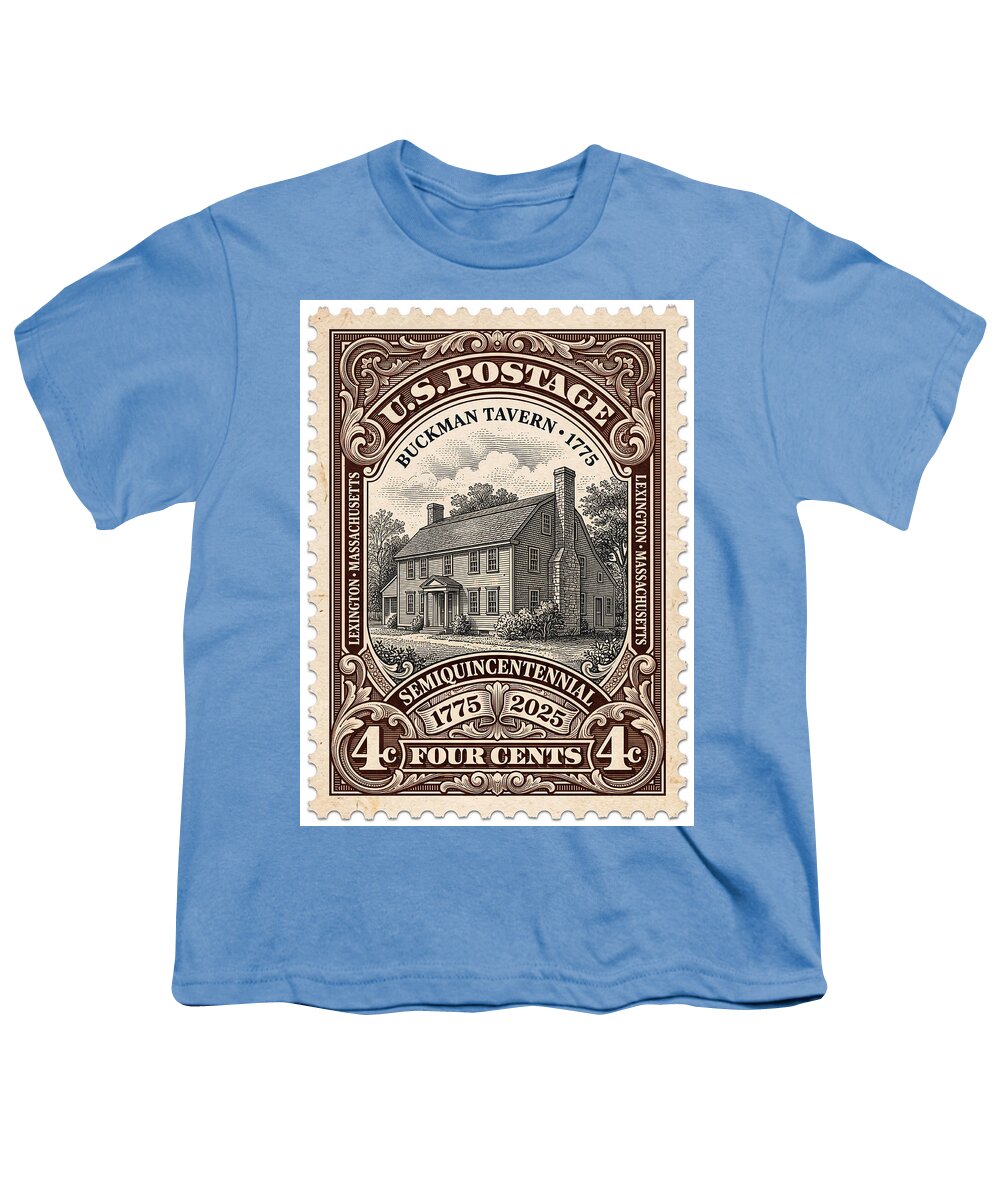 Buckman Tavern 4c 1 - Youth T-Shirt