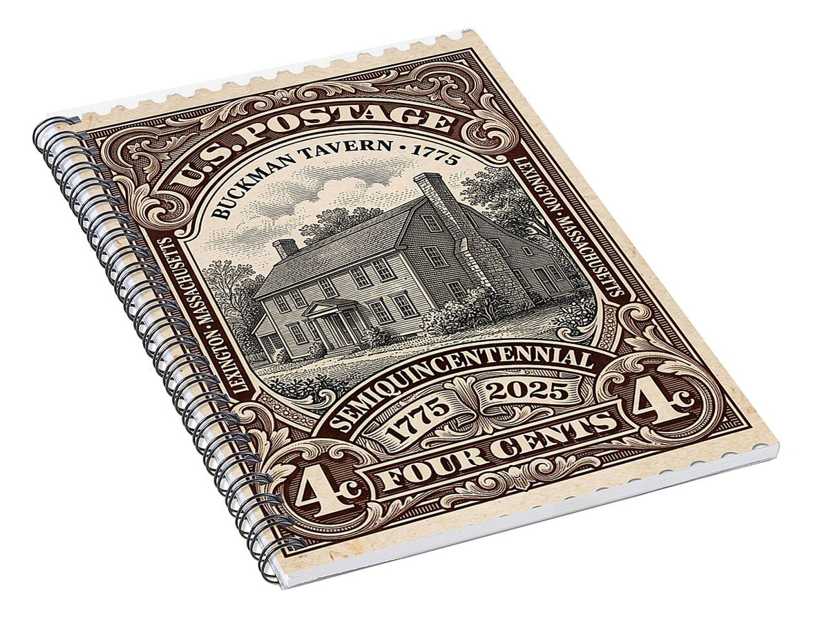 Buckman Tavern 4c 1 - Spiral Notebook