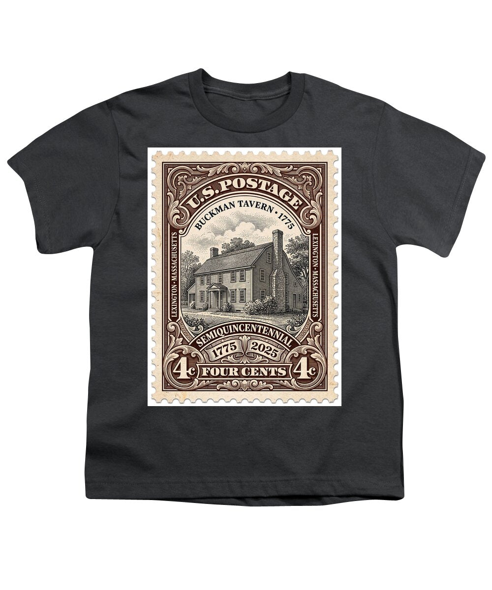 Buckman Tavern 4c 1 - Youth T-Shirt