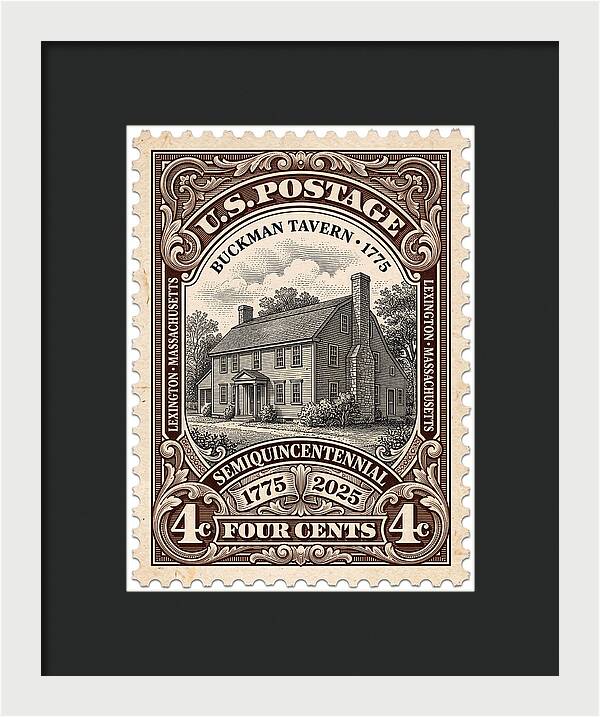 Buckman Tavern 4c 1 - Framed Print