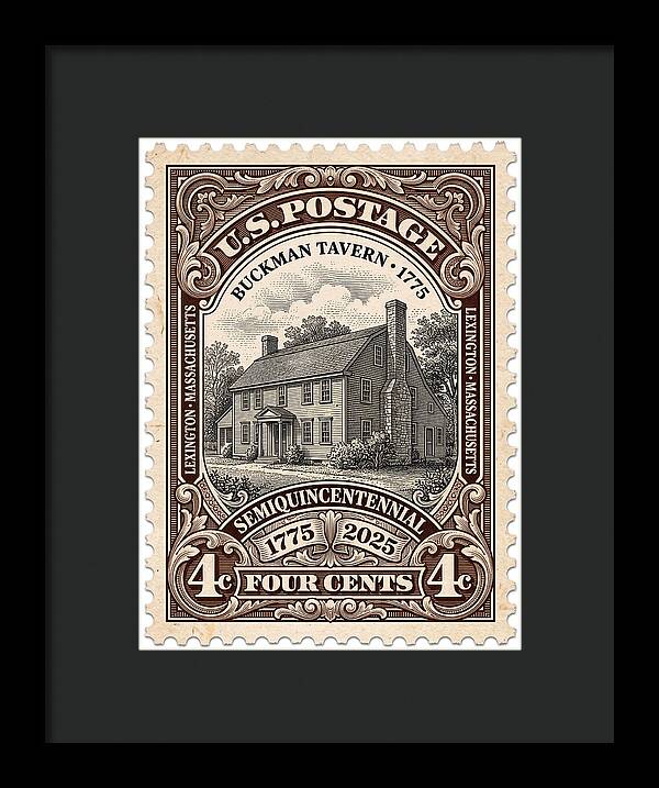 Buckman Tavern 4c 1 - Framed Print