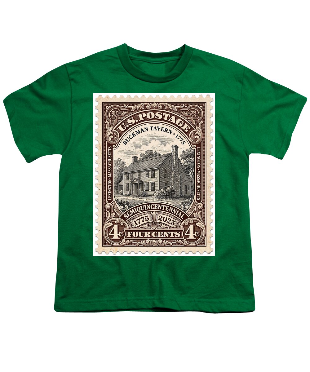 Buckman Tavern 4c 1 - Youth T-Shirt