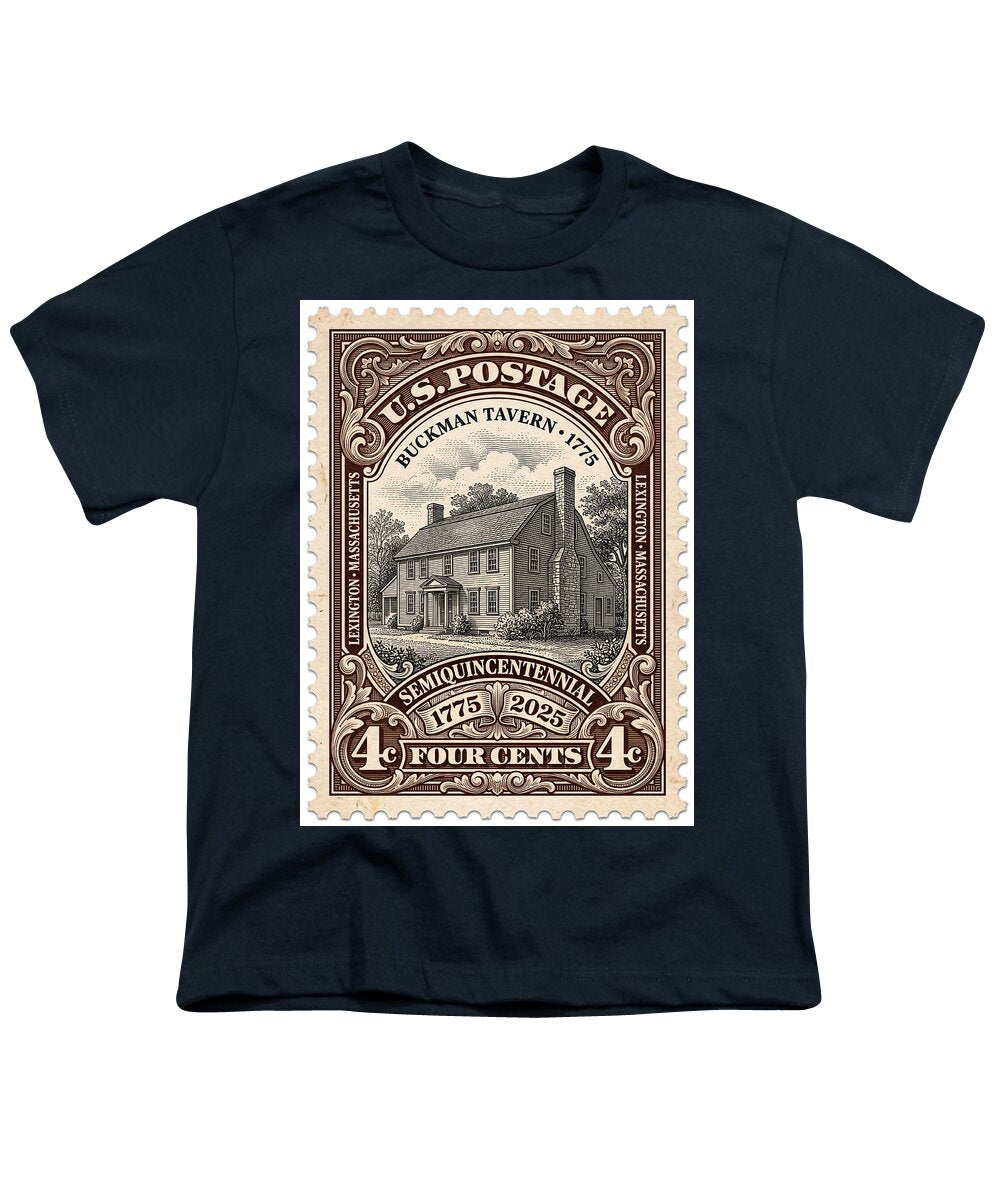Buckman Tavern 4c 1 - Youth T-Shirt