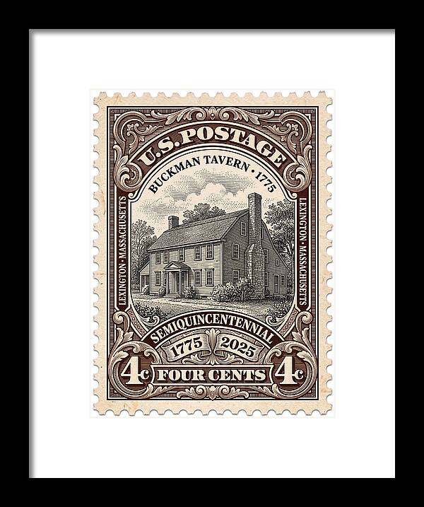 Buckman Tavern 4c 1 - Framed Print