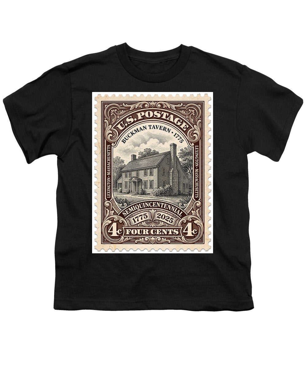 Buckman Tavern 4c 1 - Youth T-Shirt