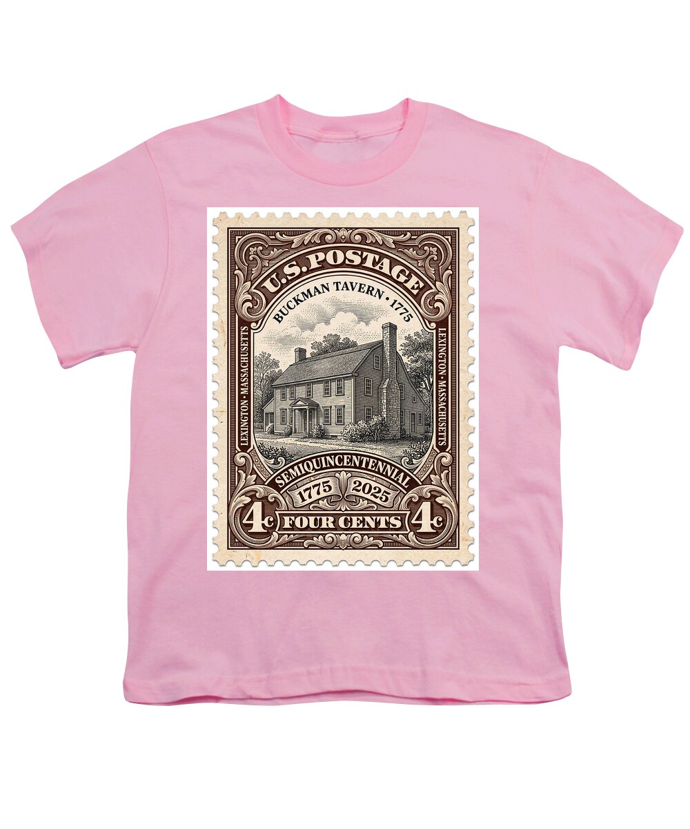 Buckman Tavern 4c 1 - Youth T-Shirt
