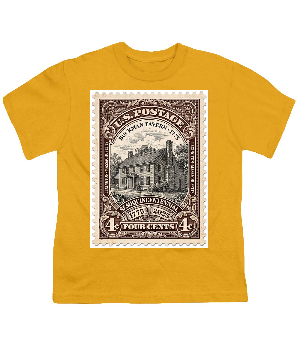 Buckman Tavern 4c 1 - Youth T-Shirt