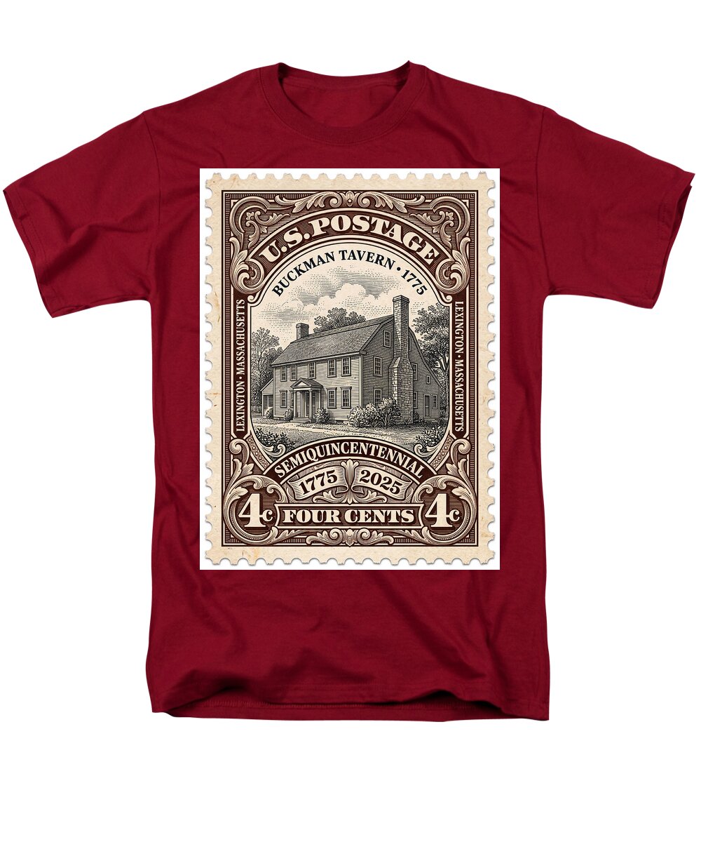 Buckman Tavern 4c 1 - Men's T-Shirt  (Regular Fit)