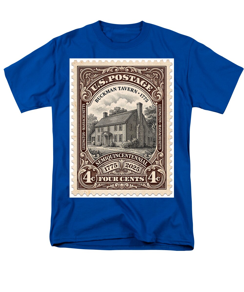 Buckman Tavern 4c 1 - Men's T-Shirt  (Regular Fit)