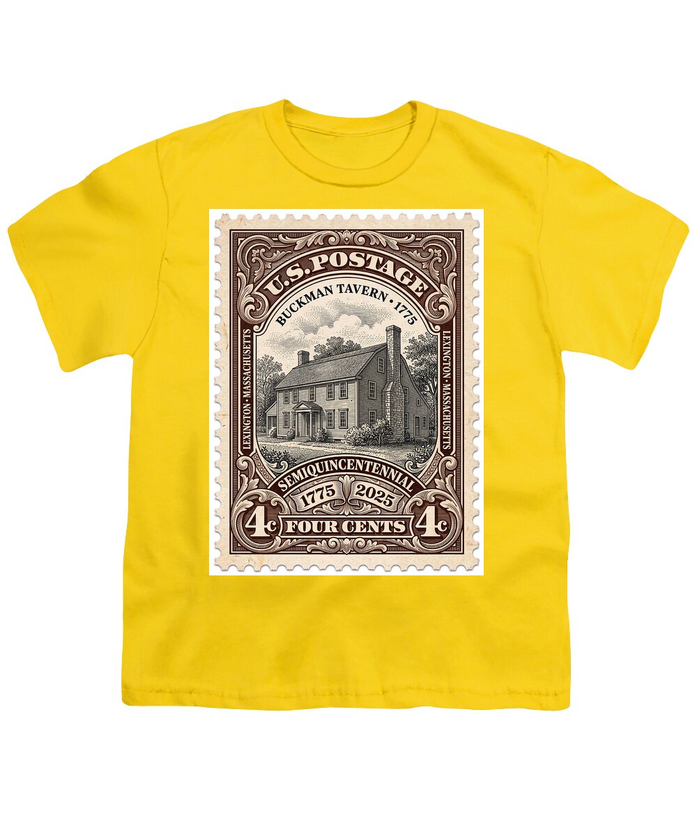 Buckman Tavern 4c 1 - Youth T-Shirt