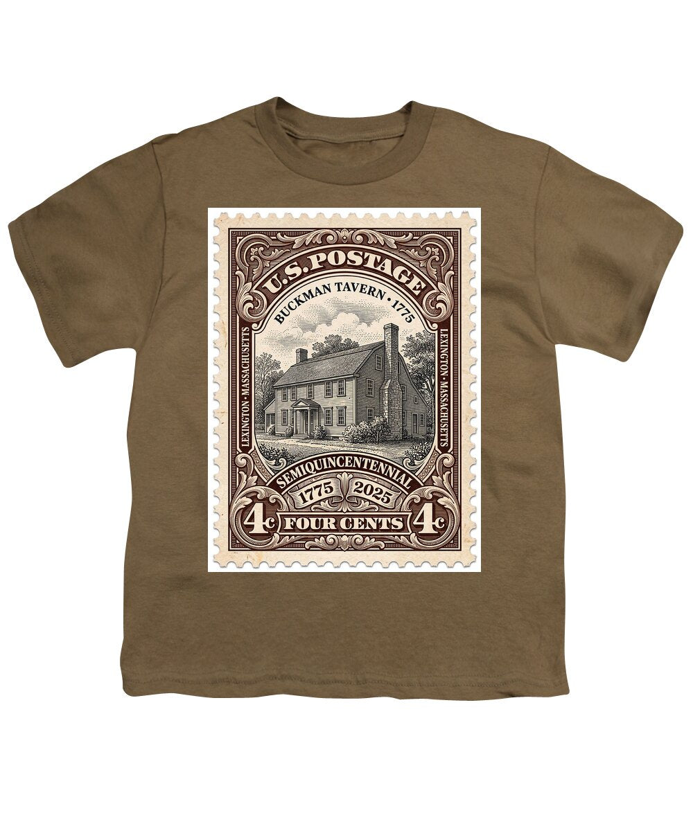 Buckman Tavern 4c 1 - Youth T-Shirt