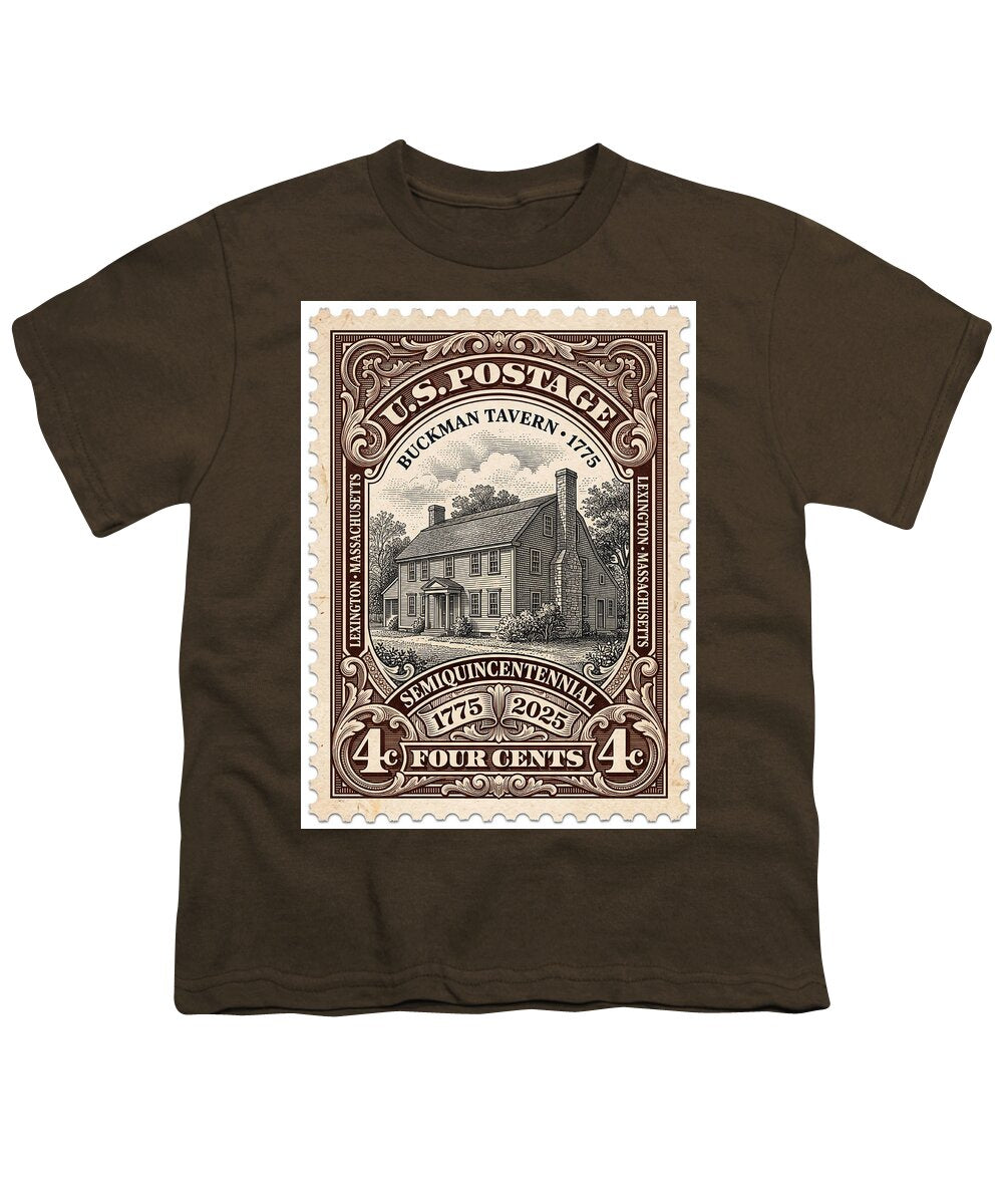 Buckman Tavern 4c 1 - Youth T-Shirt