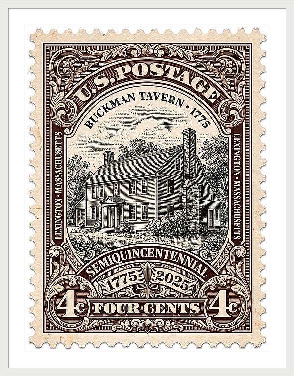 Buckman Tavern 4c 1 - Framed Print