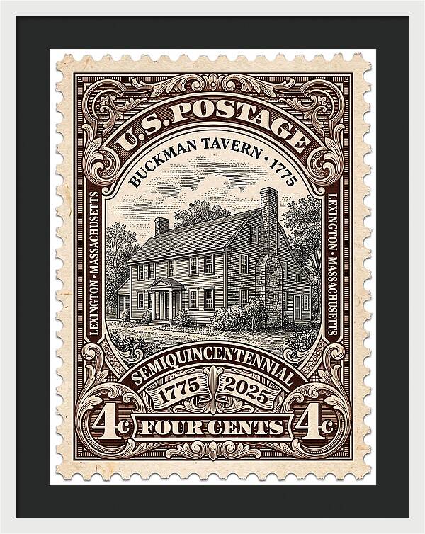 Buckman Tavern 4c 1 - Framed Print