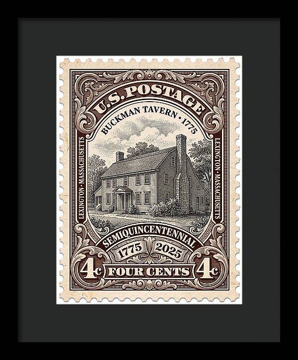 Buckman Tavern 4c 1 - Framed Print