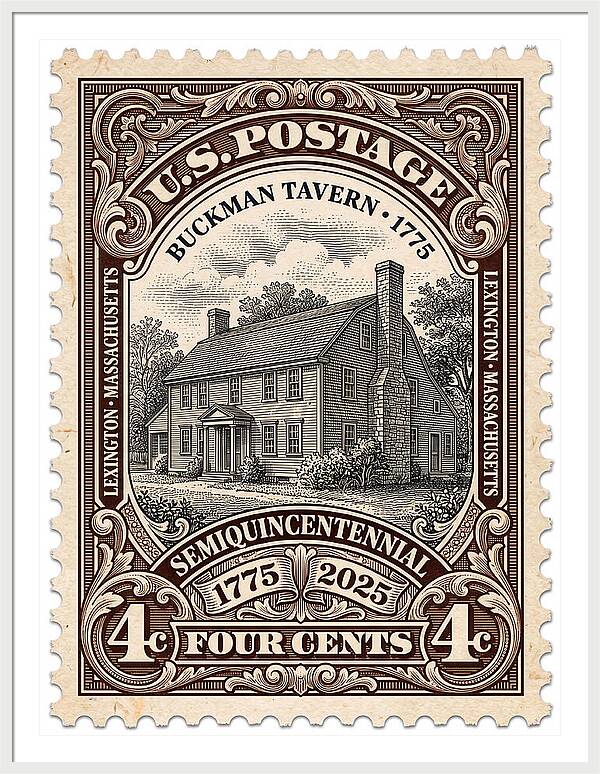 Buckman Tavern 4c 1 - Framed Print