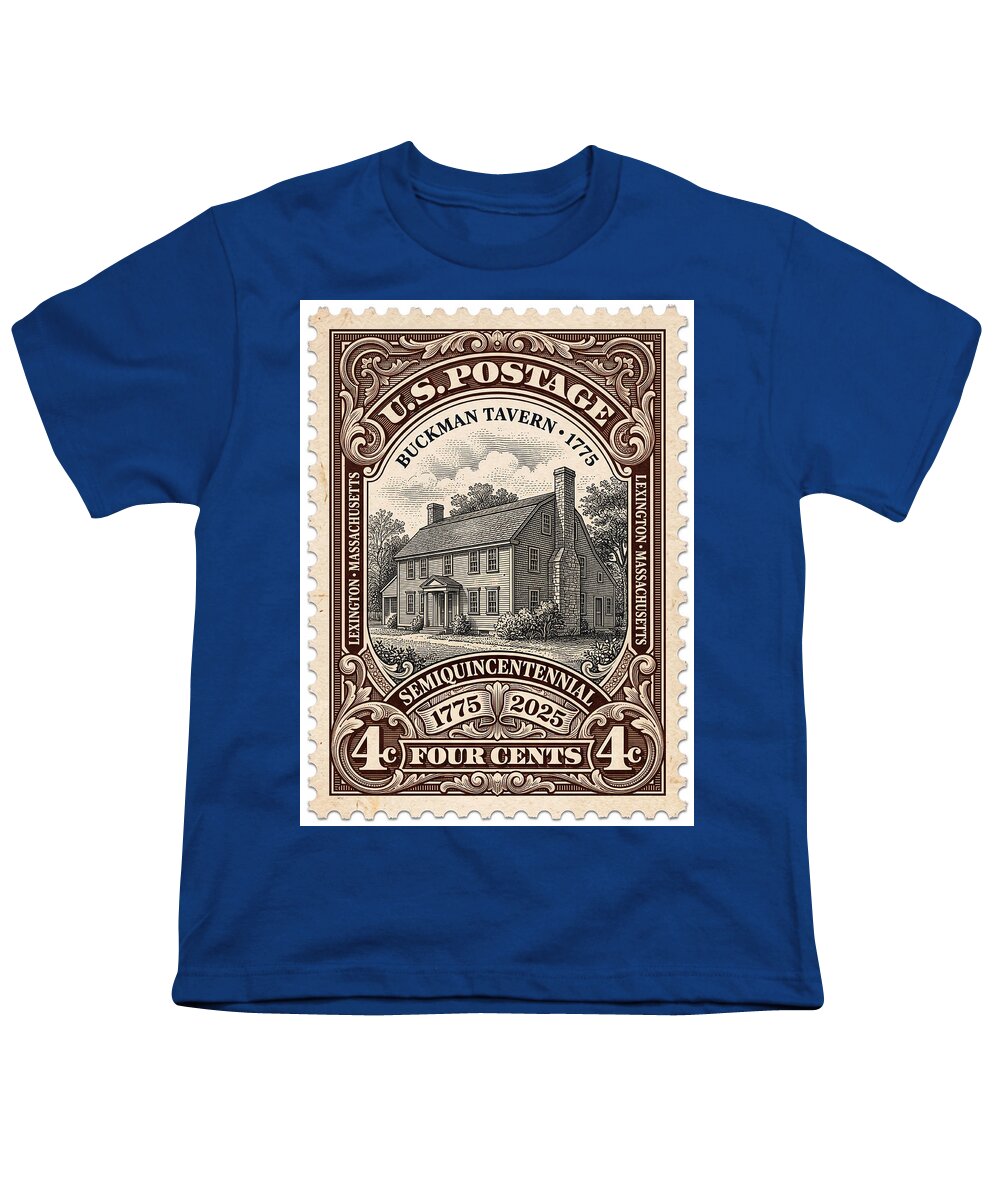 Buckman Tavern 4c 1 - Youth T-Shirt