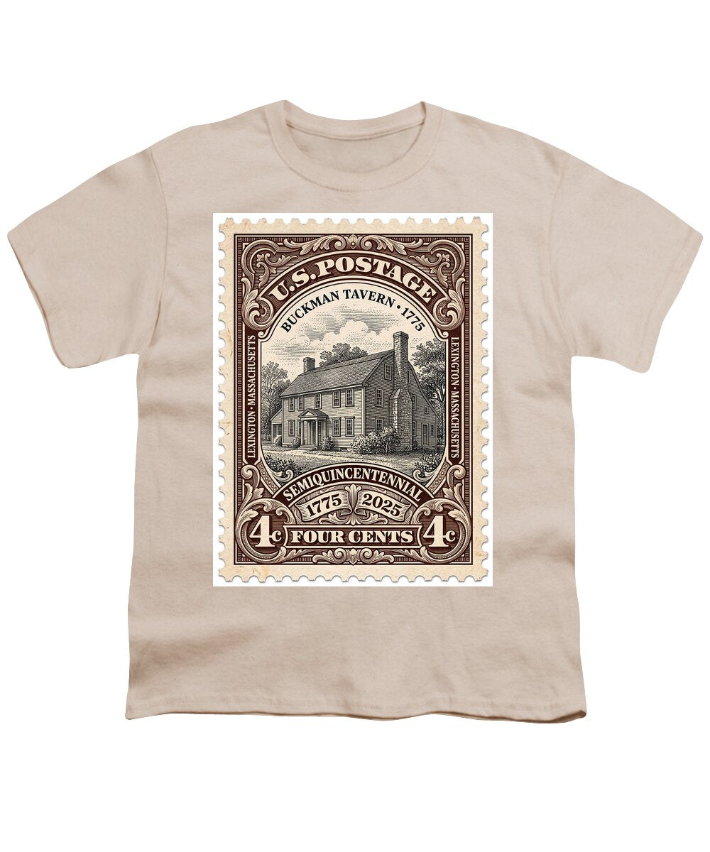 Buckman Tavern 4c 1 - Youth T-Shirt