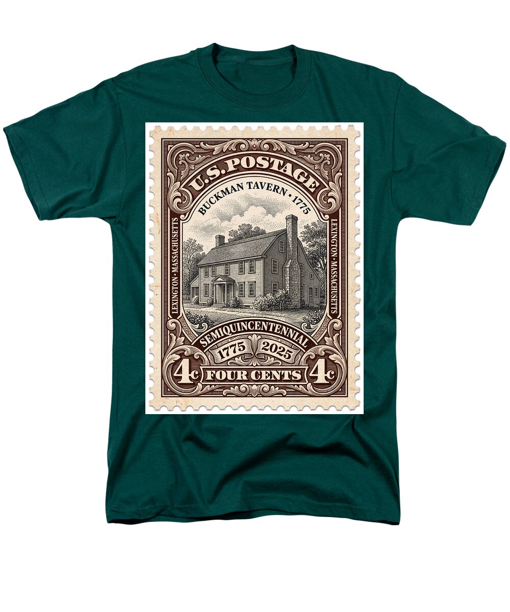 Buckman Tavern 4c 1 - Men's T-Shirt  (Regular Fit)