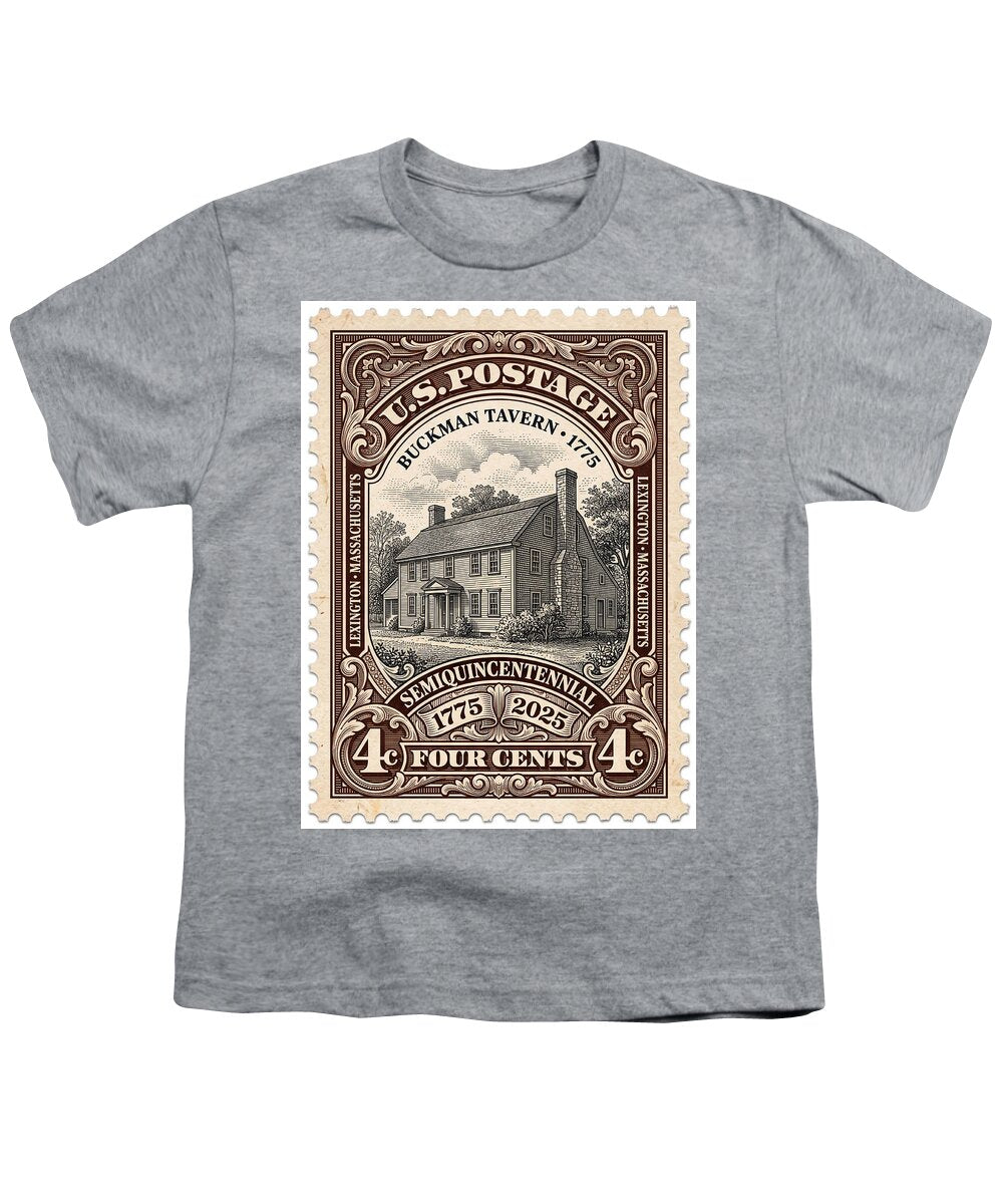 Buckman Tavern 4c 1 - Youth T-Shirt