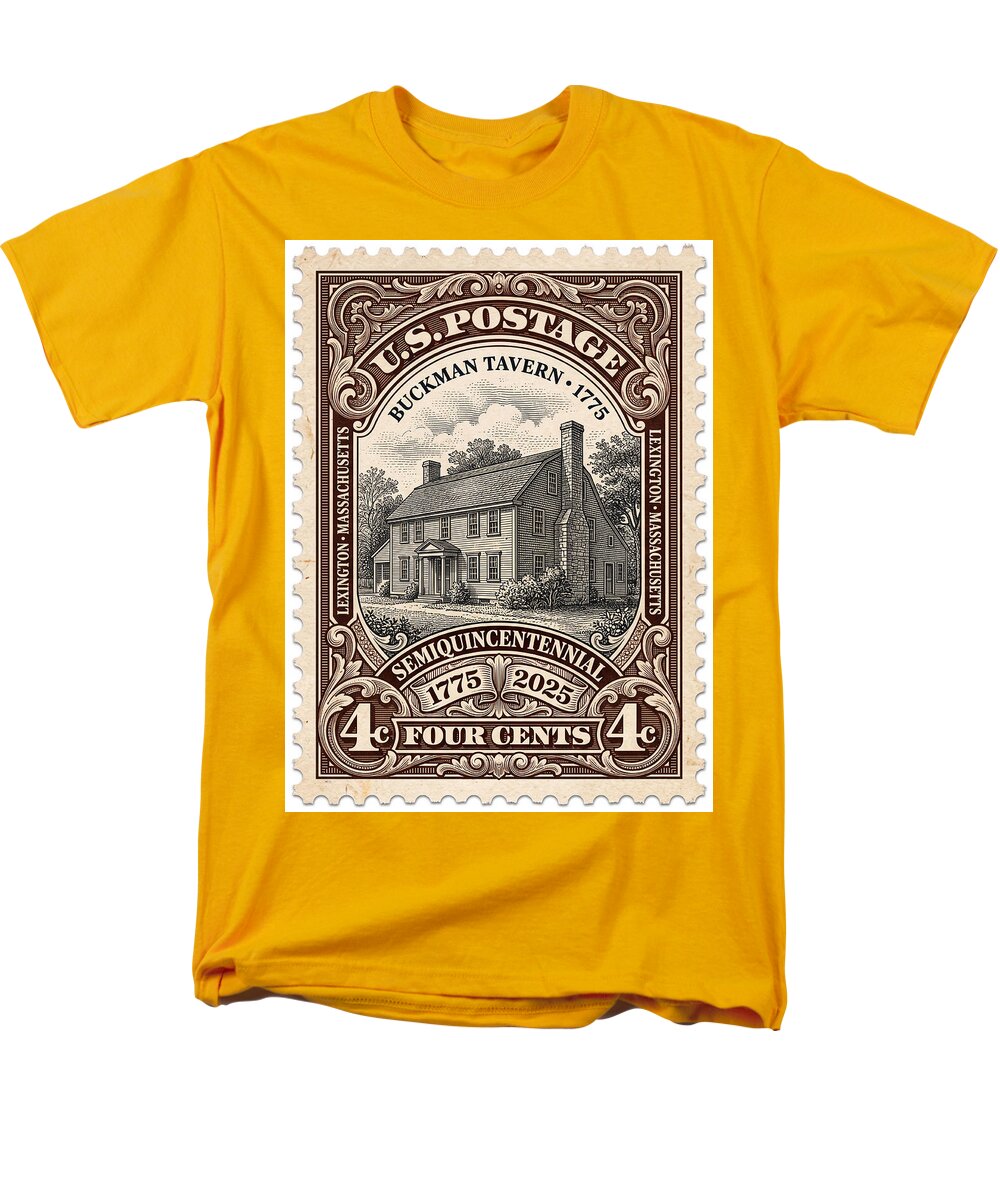 Buckman Tavern 4c 1 - Men's T-Shirt  (Regular Fit)