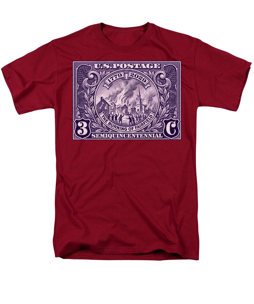 Burning of Fairfield 3c 1 - Men's T-Shirt  (Regular Fit)
