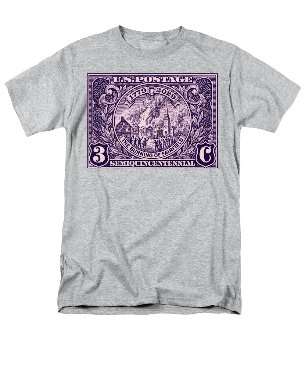 Burning of Fairfield 3c 1 - Men's T-Shirt  (Regular Fit)