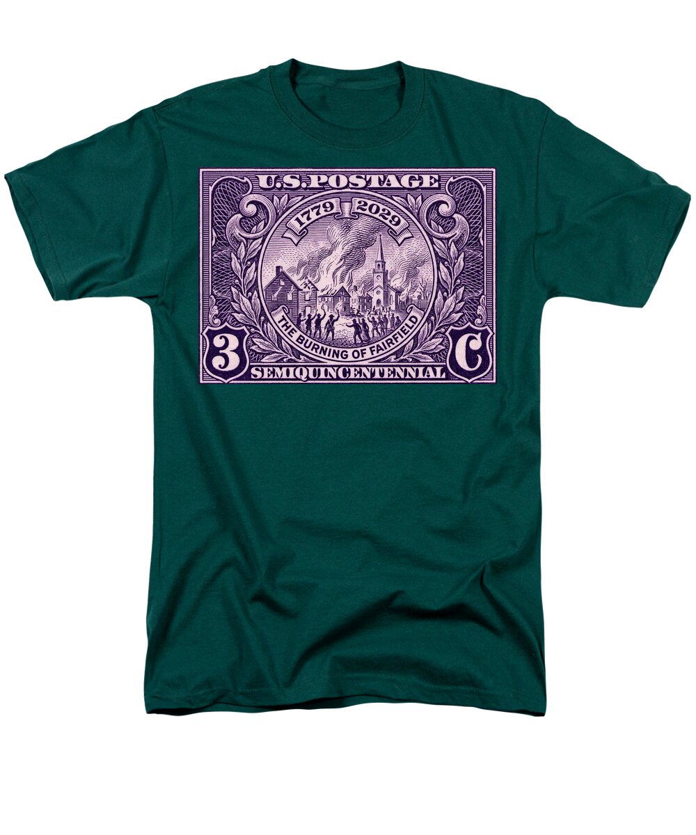 Burning of Fairfield 3c 1 - Men's T-Shirt  (Regular Fit)
