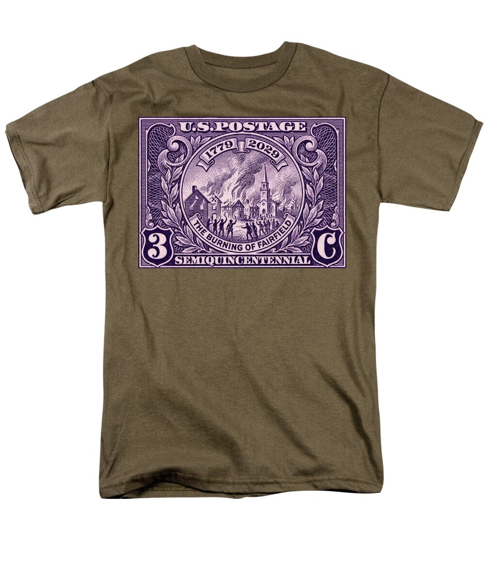 Burning of Fairfield 3c 1 - Men's T-Shirt  (Regular Fit)
