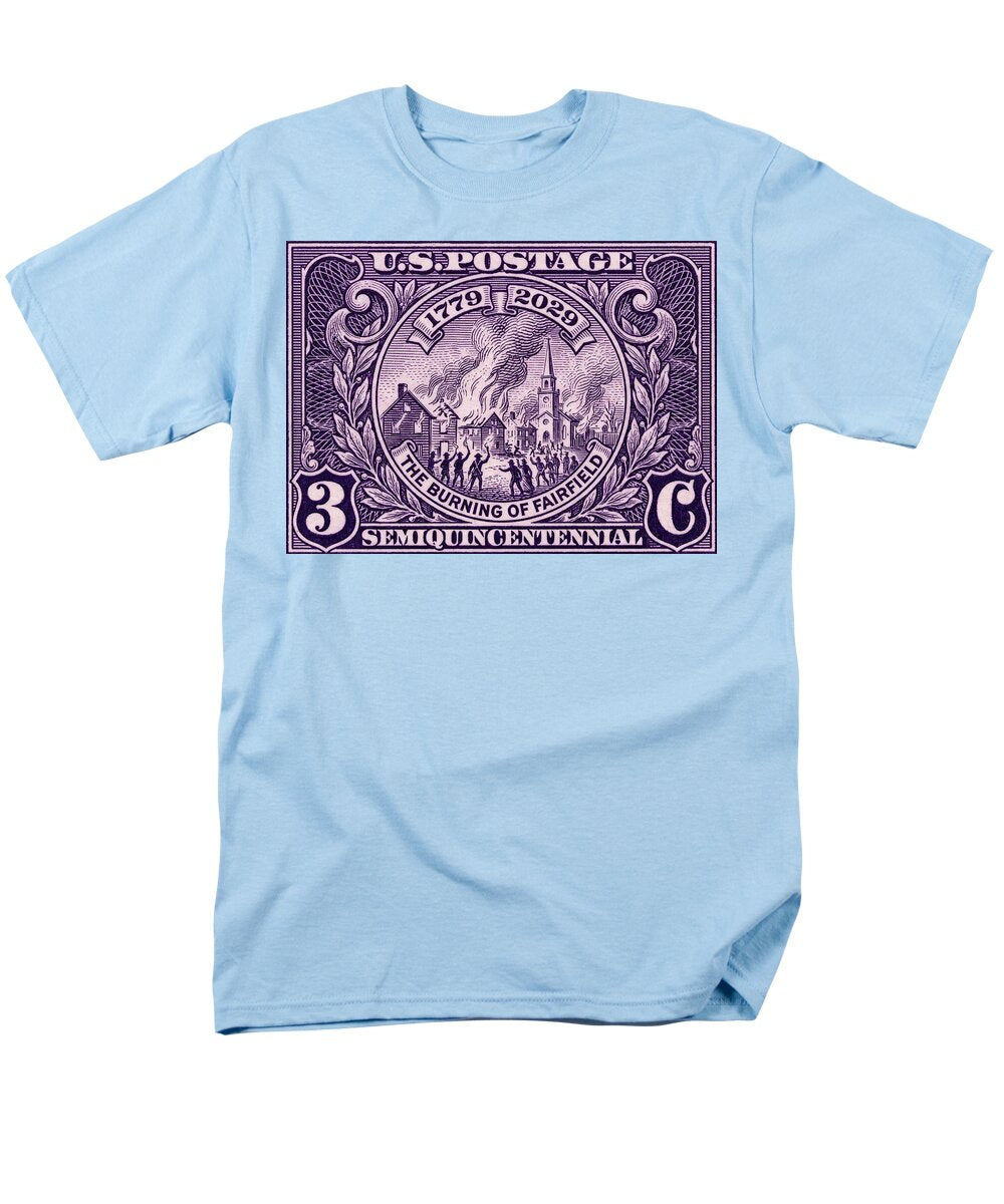 Burning of Fairfield 3c 1 - Men's T-Shirt  (Regular Fit)