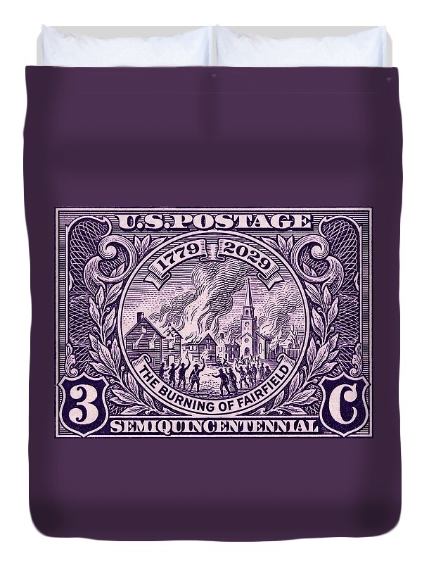Burning of Fairfield 3c 1 - Duvet Cover