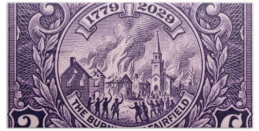 Burning of Fairfield 3c 1 - Bath Towel