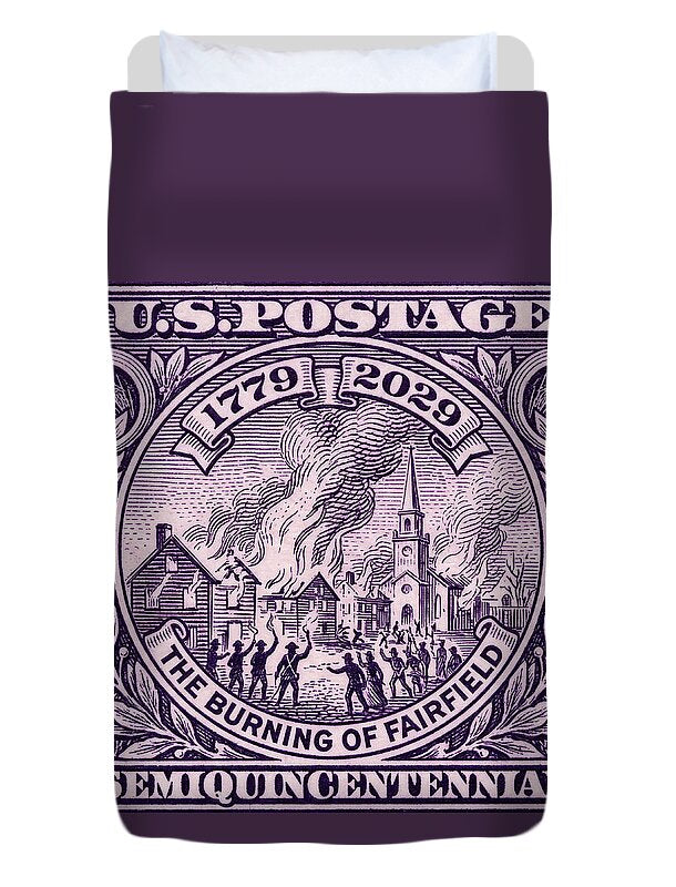 Burning of Fairfield 3c 1 - Duvet Cover