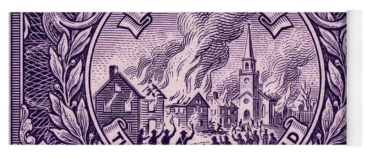 Burning of Fairfield 3c 1 - Yoga Mat