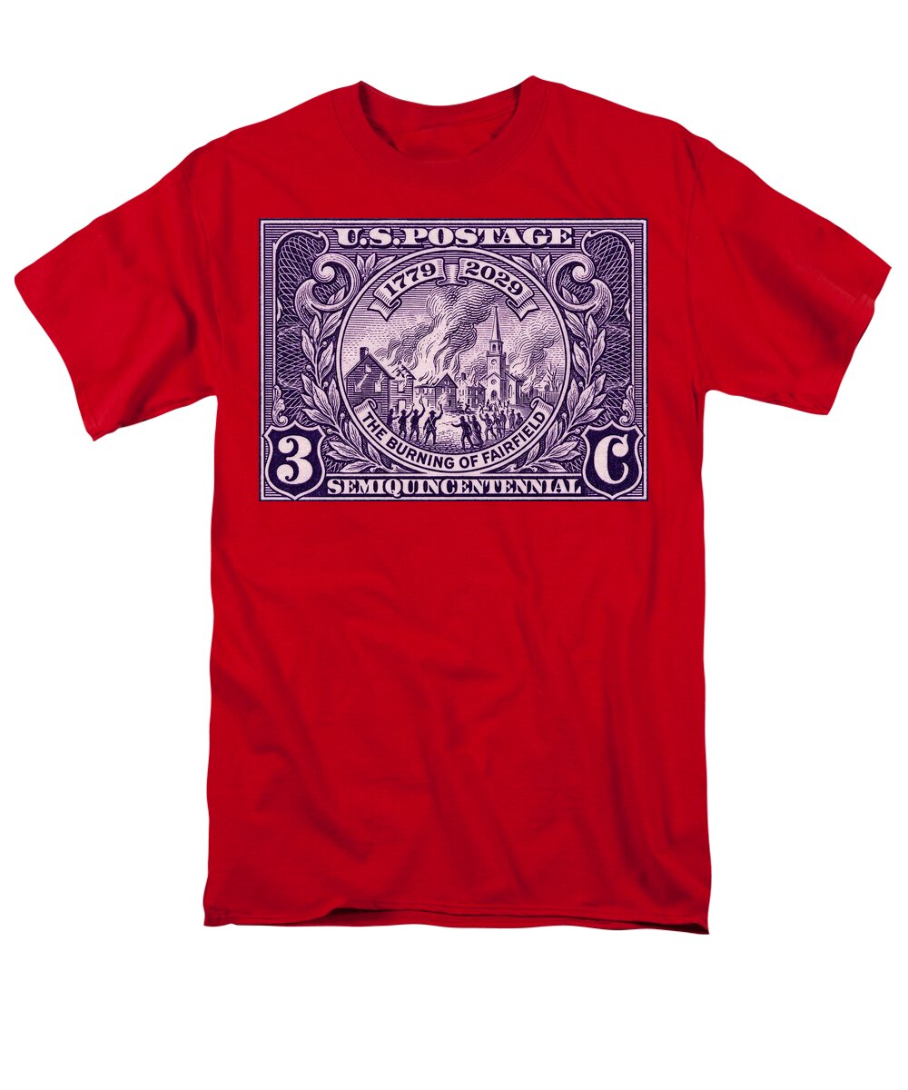 Burning of Fairfield 3c 1 - Men's T-Shirt  (Regular Fit)