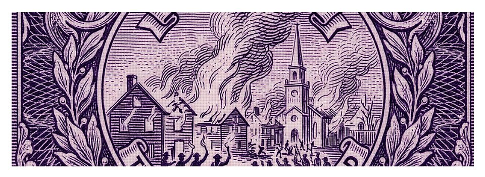 Burning of Fairfield 3c 1 - Yoga Mat