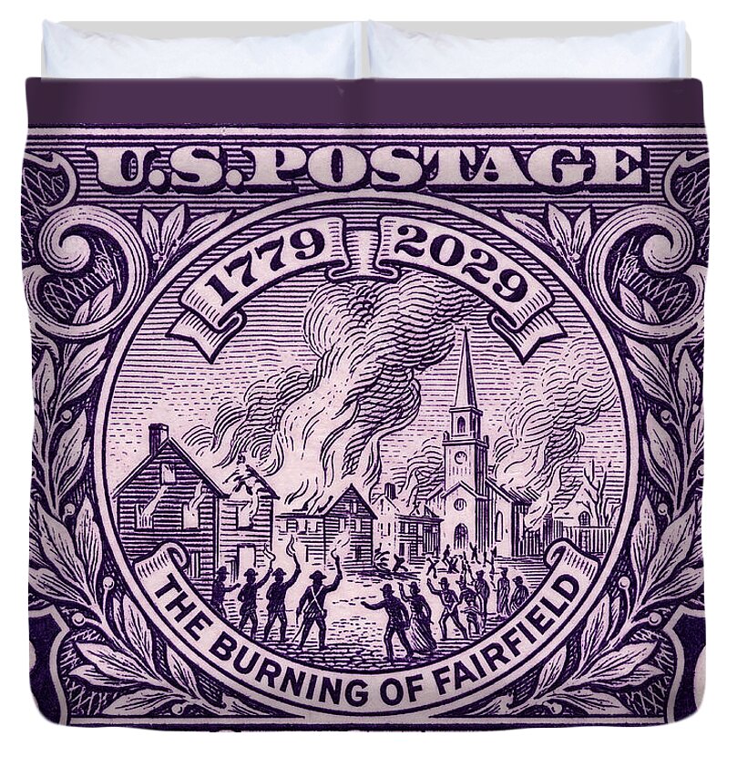 Burning of Fairfield 3c 1 - Duvet Cover