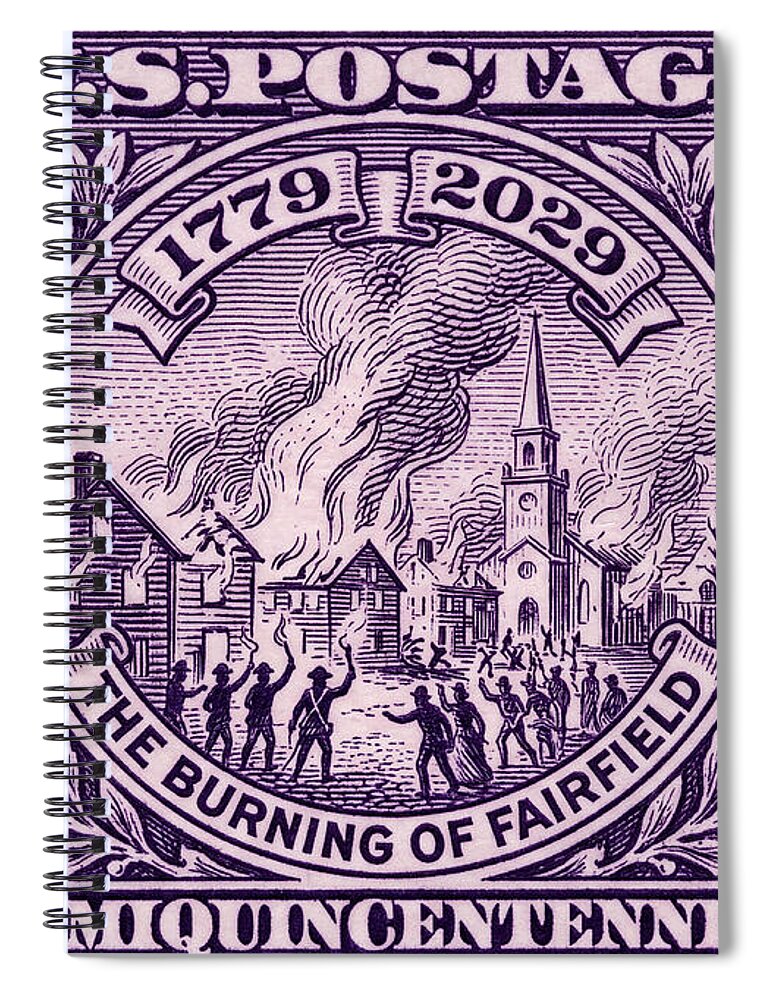 Burning of Fairfield 3c 1 - Spiral Notebook