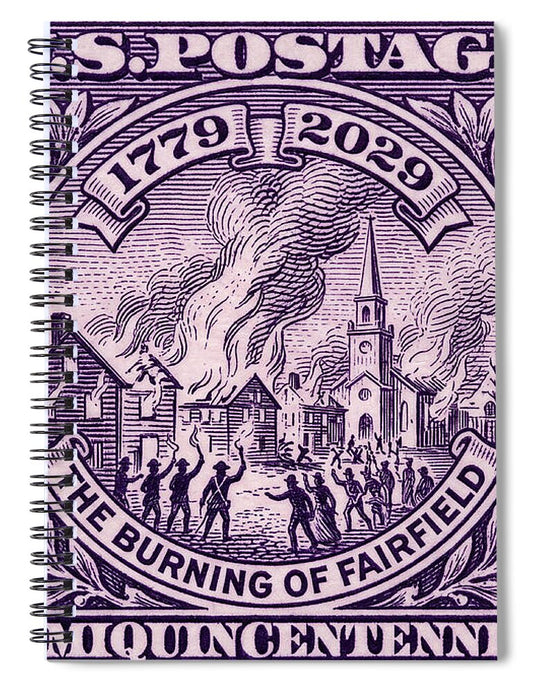 Burning of Fairfield 3c 1 - Spiral Notebook