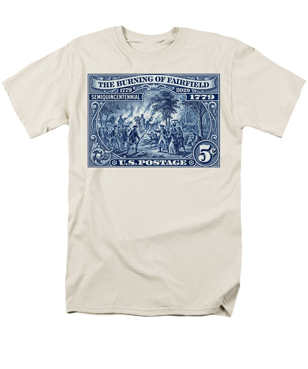 Burning of Fairfield 5c 1 - Men's T-Shirt  (Regular Fit)